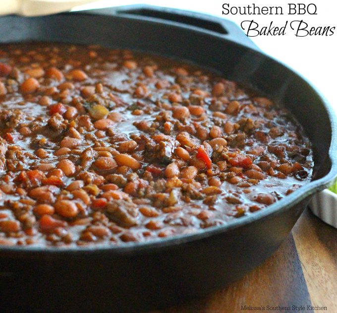Southern Barbecue Baked Beans - melissassouthernstylekitchen.com