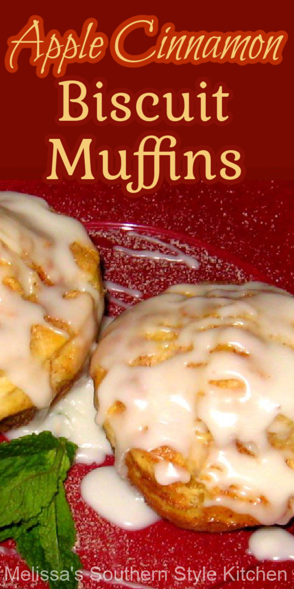 Make a fresh start to your day with these delicious Apple Cinnamon Biscuit Muffins #applemuffins #biscuits #cinnamonapples #biscuitmuffins #applebiscuits #biscuitrecipes #southernbiscuits #brunch #fallbaking #holidaybaking #southernrecipes #southernfood #cinnamonbiscuits via @melissasssk