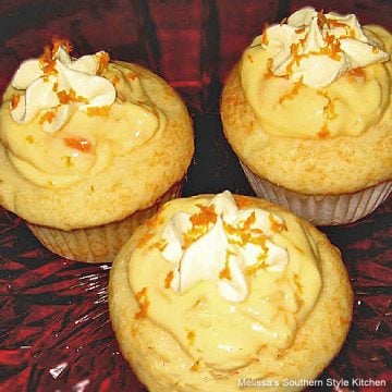 French Vanilla Cupcakes with Dreamscicle Filling recipe