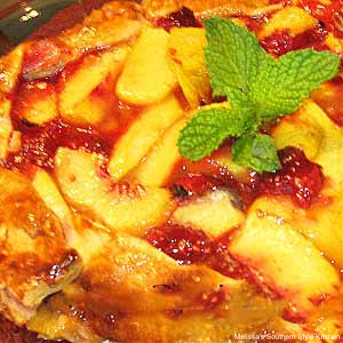 Peach Raspberry Galette Melissassouthernstylekitchen