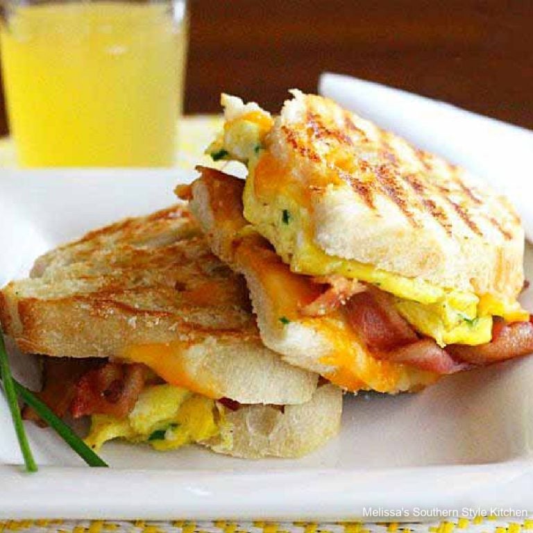 Bacon Egg and Cheese Paninis