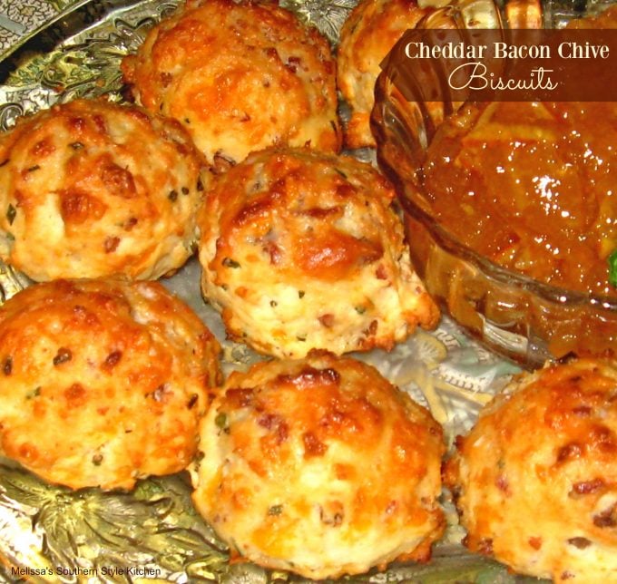 Cheddar Bacon And Fresh Chive Biscuits