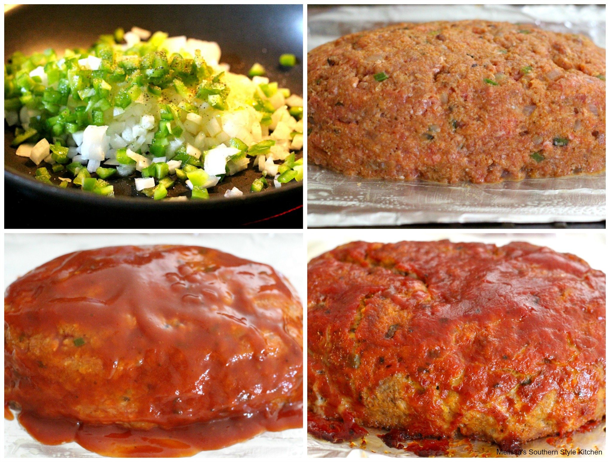 step-by-step pictures of how to make delicious meatloaf