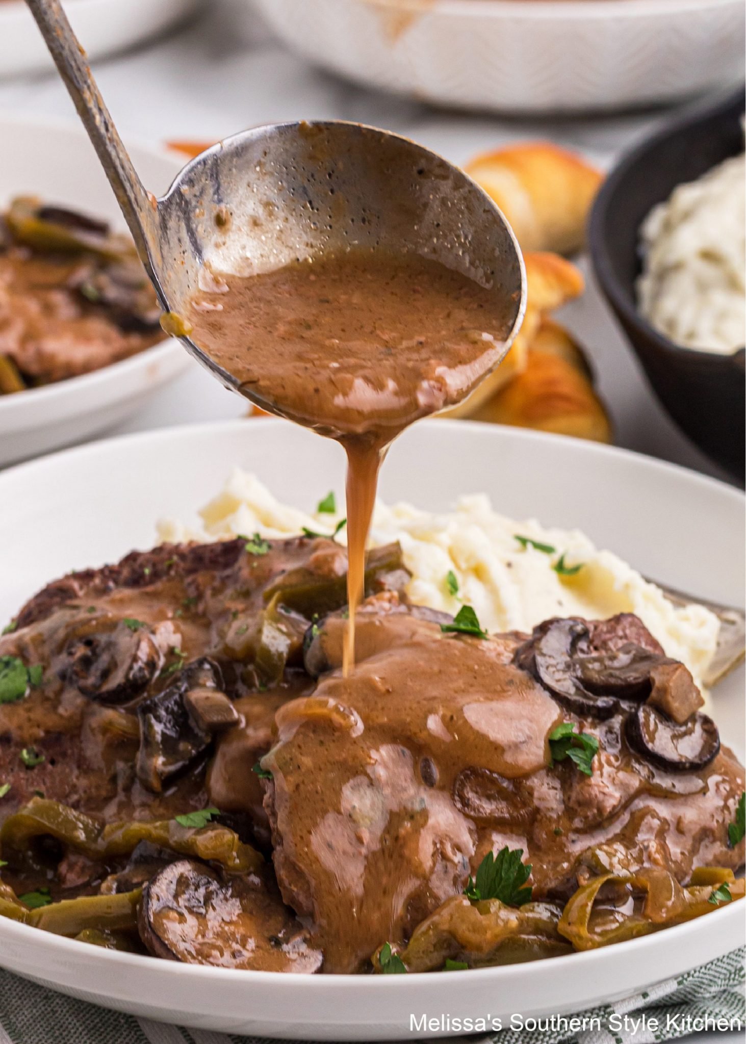 best ever Slow Cooked Smothered Cubed Steak with Gravy