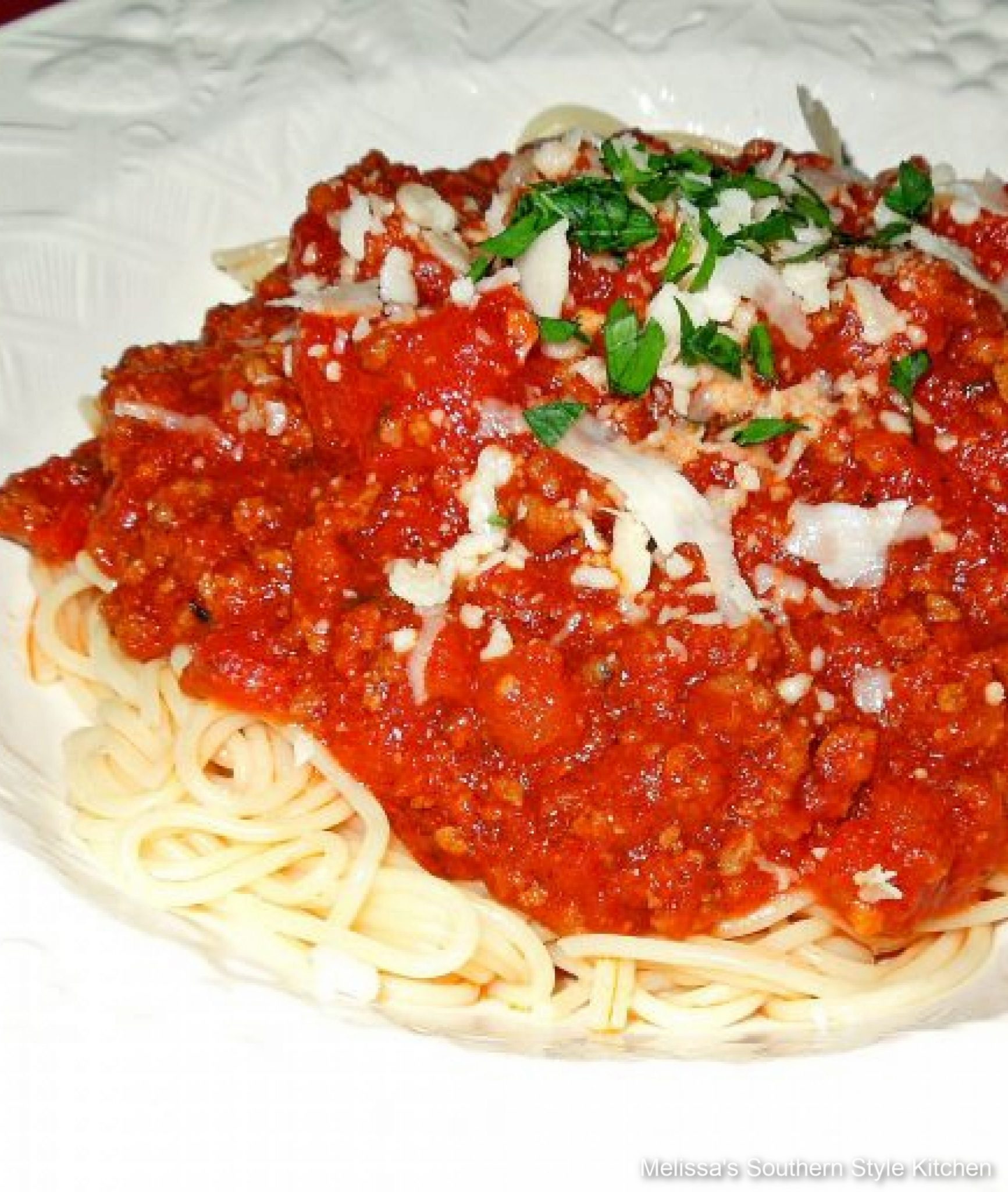 Southern style Slow Cooked Spaghetti Sauce