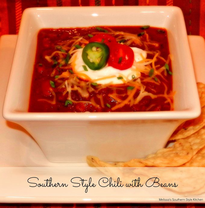 Slow Cooked Southern Style Chili With Beans