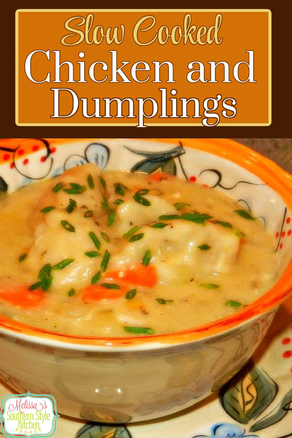 Make this comfort food classic in your slow cooker for supper any day of the week #chickenanddumplings #slowcooker #slowcookedchickenrecipes #easychickenrecipes #crockpotrecipes #crockpotchickenanddumplings #dinner 3dinnerideas #southernfood #southernrecipes #crockpotchicken #dumplings via @melissasssk