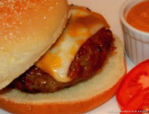 smokehouse burger on a bun