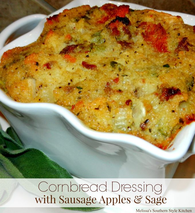 Cornbread Dressing With Sausage Apples And Sage