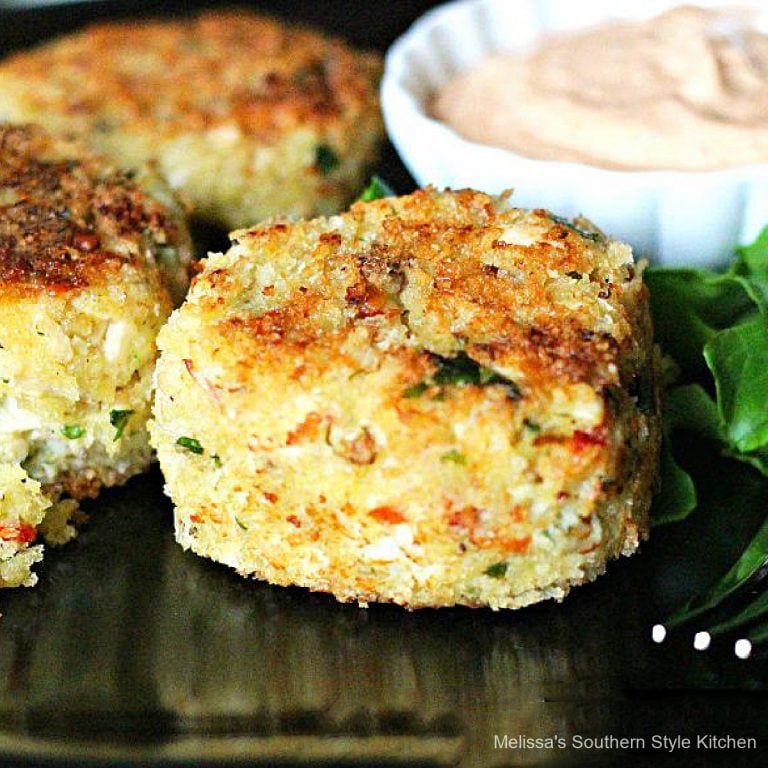 Chicken Cakes and Remoulade Sauce