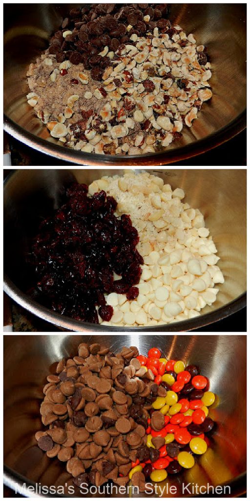 Loaded-Chunky-Cookies-Three-Ways mix in ingredients