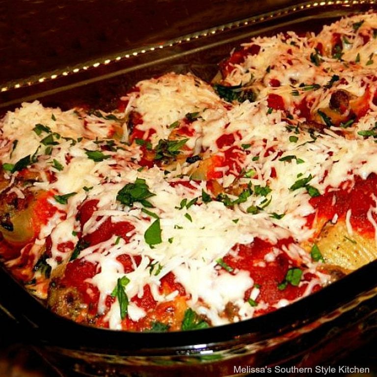 Beef and Spinach Stuffed Shells