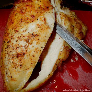 Roasted Garlic Pepper Split Chicken Breasts
