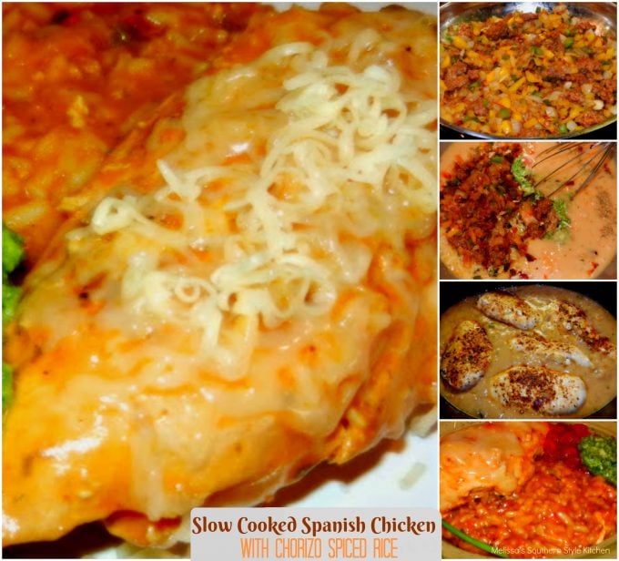 Slow Cooked Spanish Chicken With Chorizo Rice ingredients 