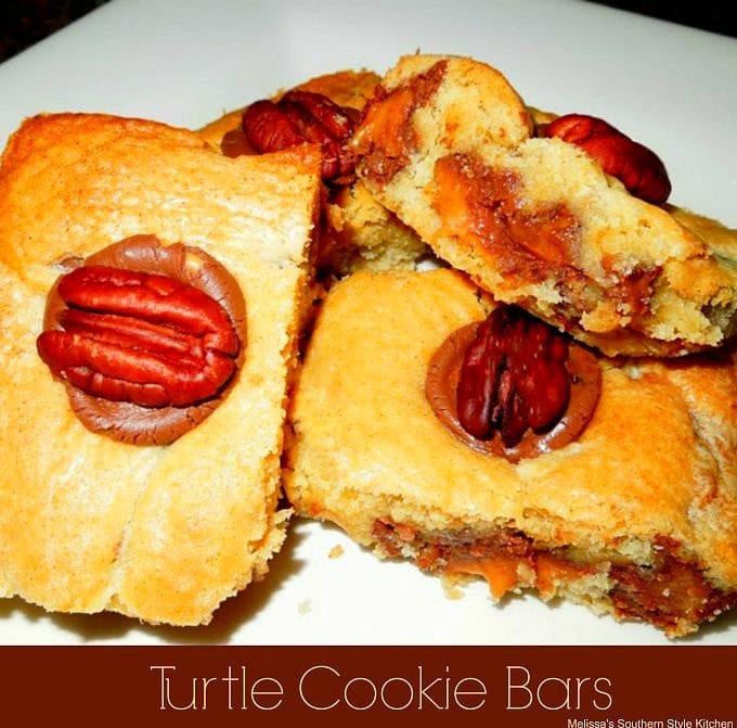 Turtle Cookie Bars