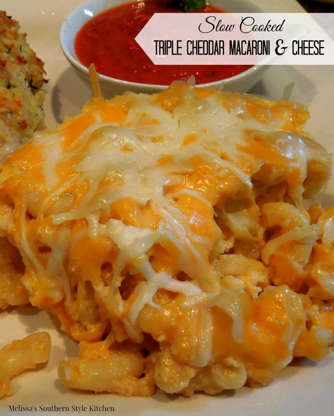 Slow Cooked Triple Cheddar Mac And Cheese ...