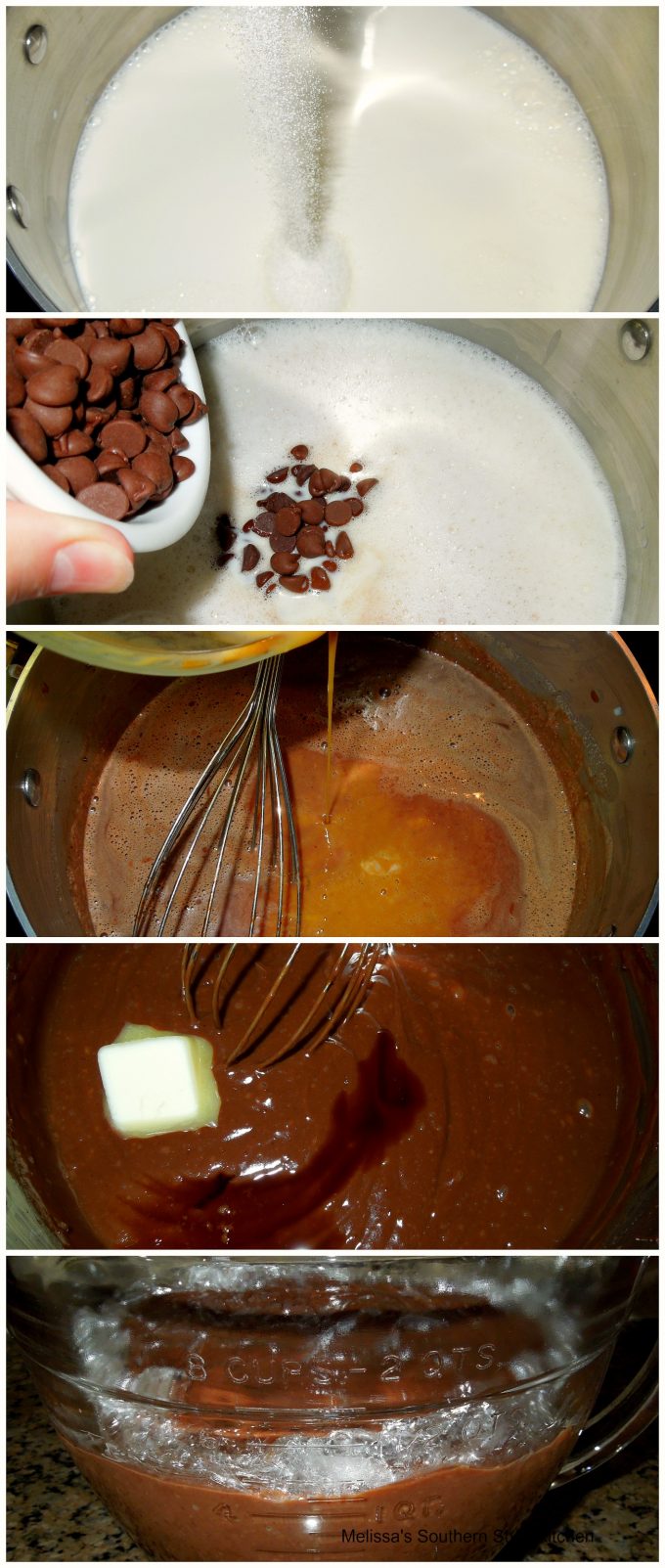 Homemade Triple Chocolate Pudding