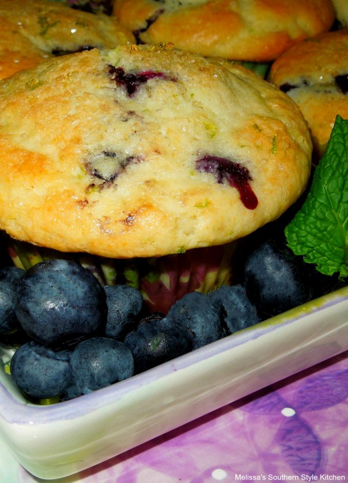 Blueberry Lime Buttermilk Muffins