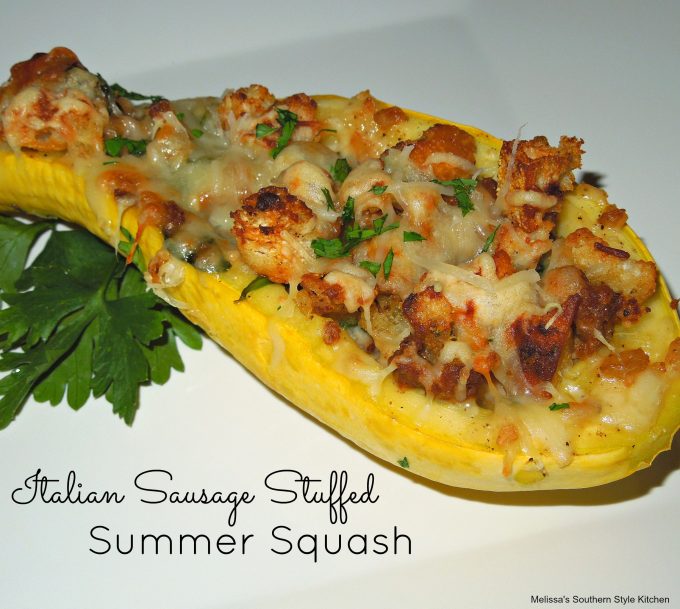 Baked squash on a plate