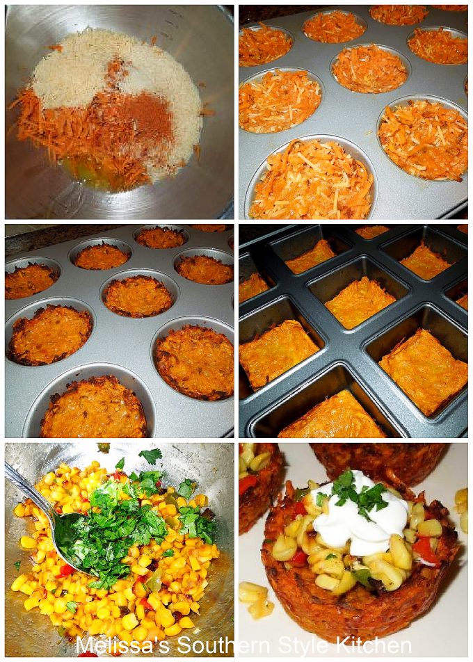 how to make Creole Sweet Potato Nests