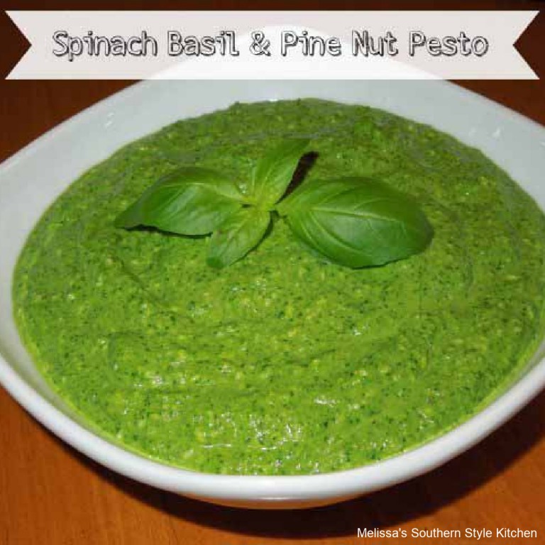 Spinach Basil And Pine Nut Pesto