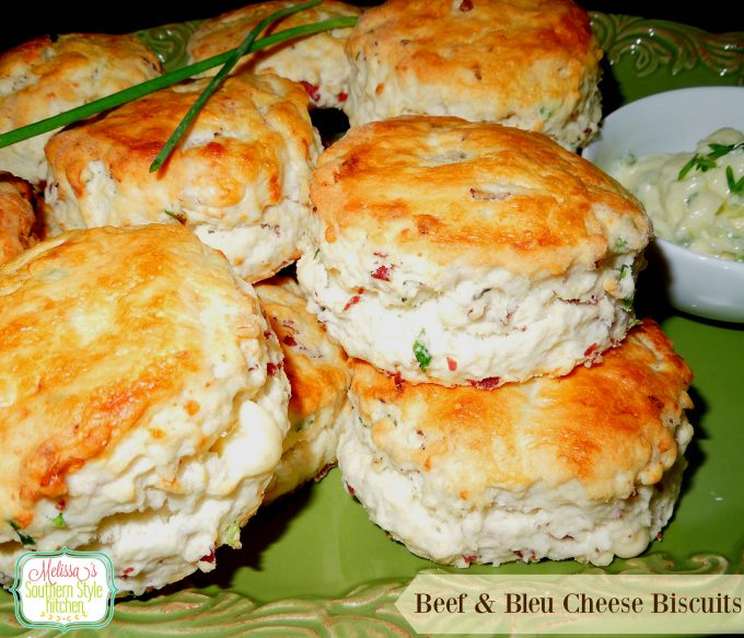Beef And Bleu Cheese Biscuits