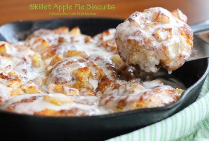 Skillet Apple Pie Biscuits