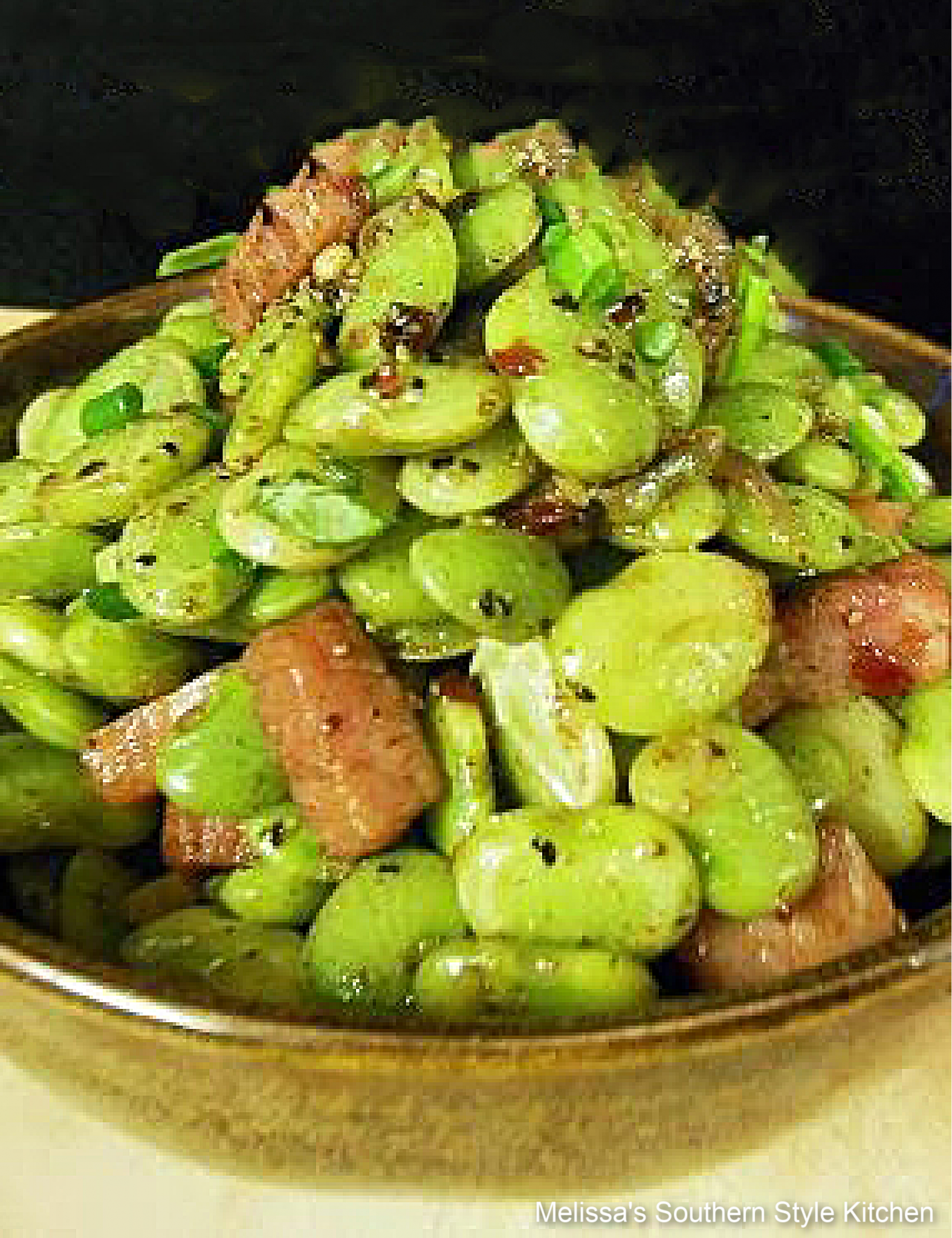 best recipe for Brown Butter Baby Lima Beans and Ham 