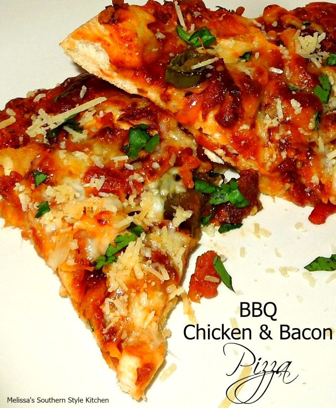 Barbecue Chicken And Bacon Pizza