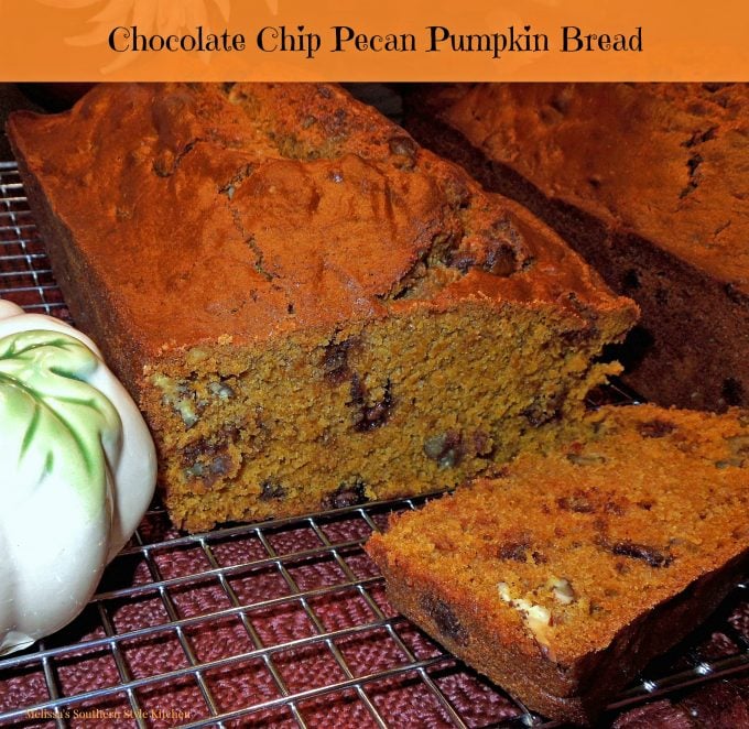 Chocolate Chip Pecan Pumpkin Bread