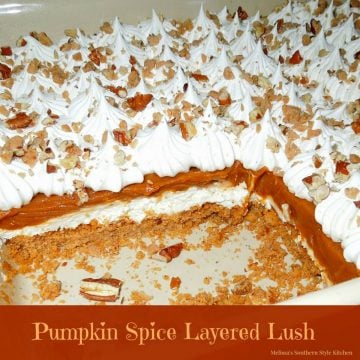 Pumpkin Spice Layered Lush Dessert