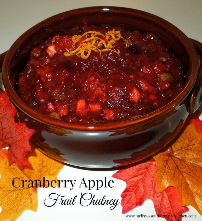 Cranberry Apple Fruit Chutney