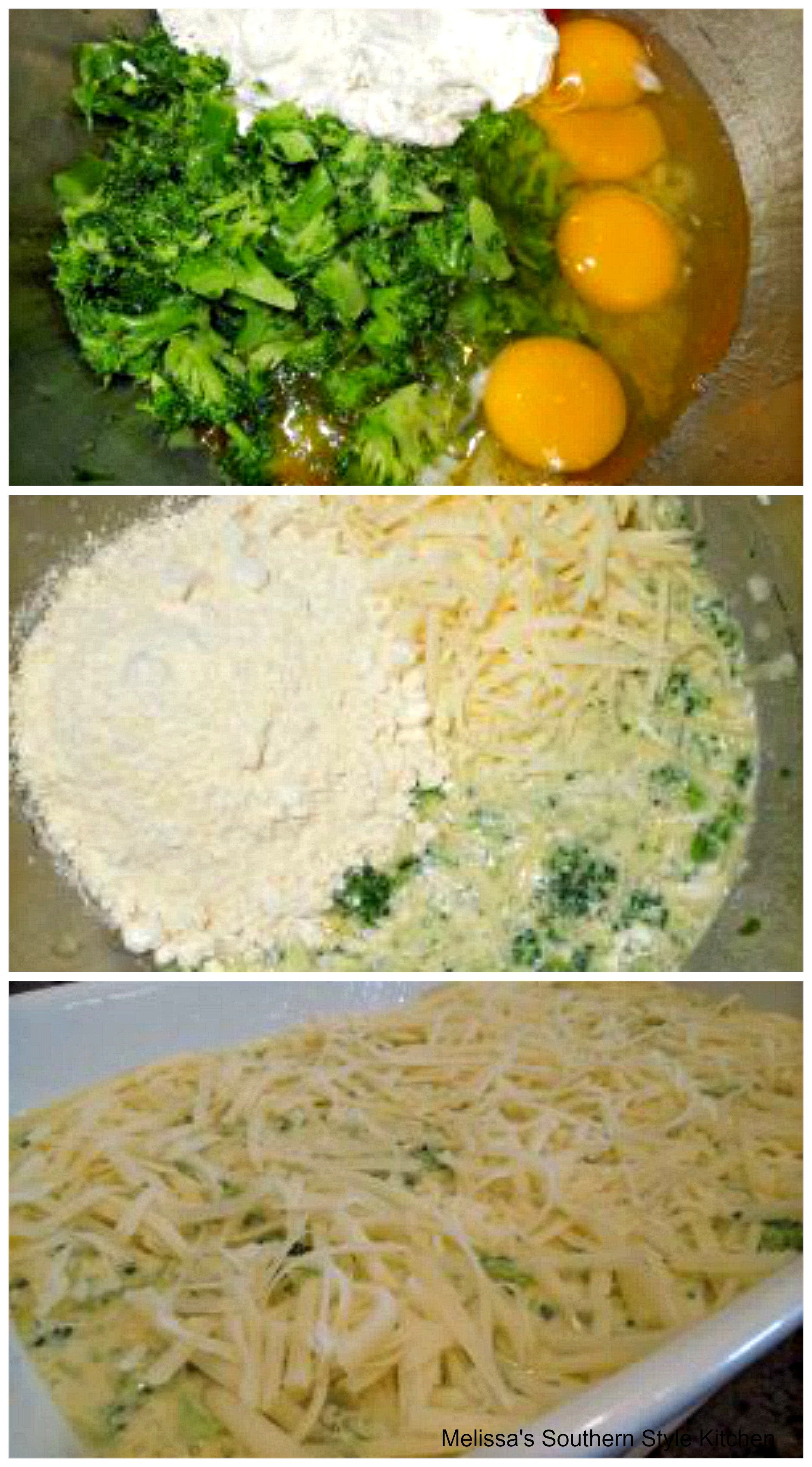 Broccoli Cheese Cornbread ingredients 
