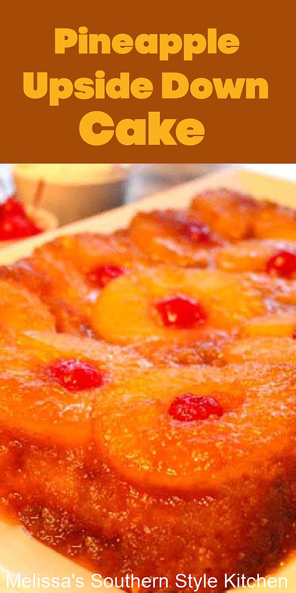 Fresh pineapple sets this Pineapple Upside Down Cake apart from the rest #pineapple #pineapplecake #cakerecipes #freshpineapple #dessertfoodrecipes #desserts #southernrecipes #southernfood