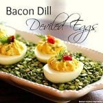 how to make Bacon Dill Deviled Eggs
