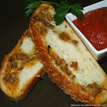 3 Cheese Italian Sausage Bread