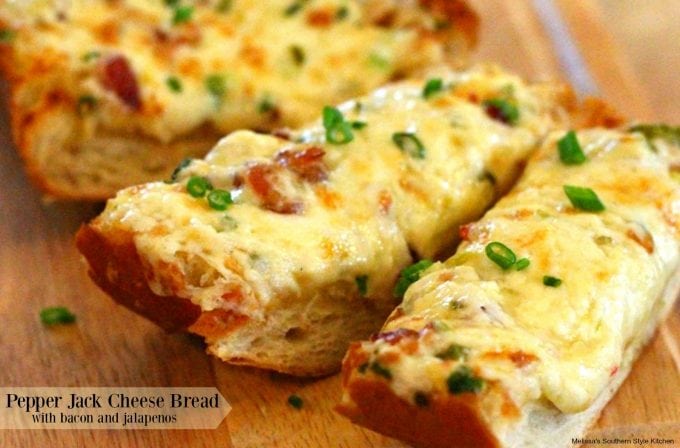 Pepper Jack Cheese Bread with Bacon And Jalapenos