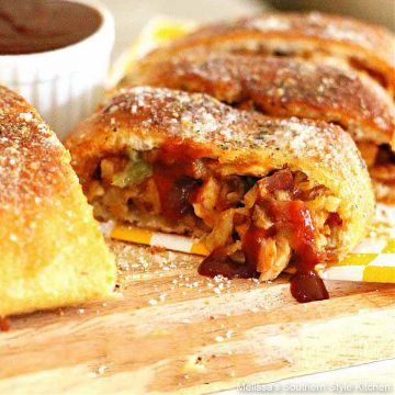 Barbecue Chicken Bacon And Jalapeno Pizza Bread recipe