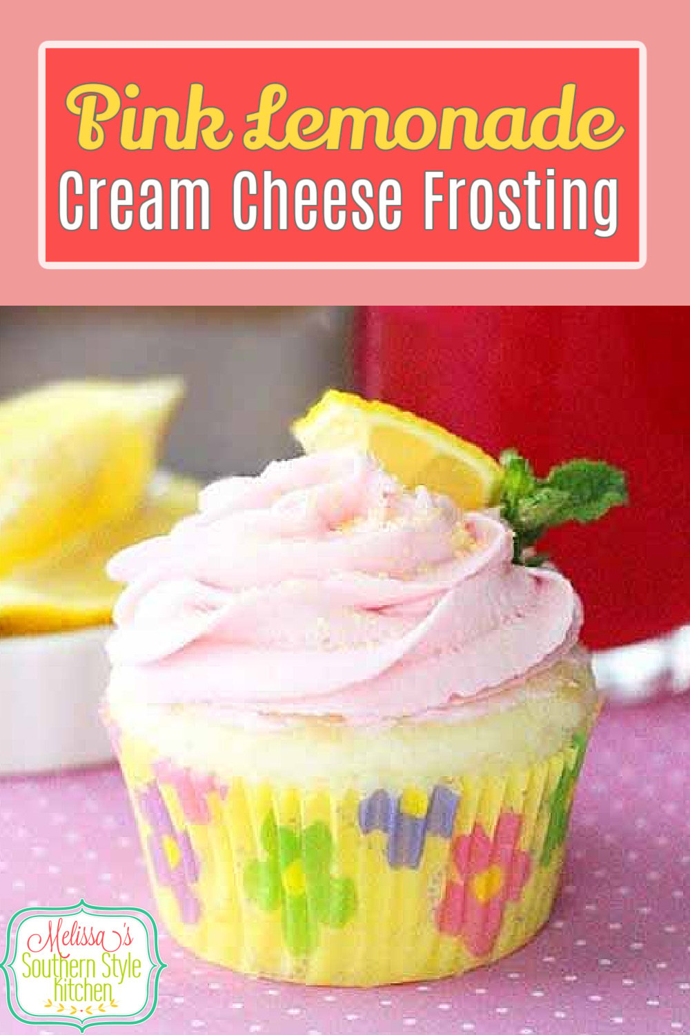 Pink Lemonade Cream Cheese Frosting for your next layer cake or batch of cupcakes #pinklemonade #pinklemonadefrosting #lemonade #creamcheeseicing #icingrecipes #lemonadefrosting #desserts #dessertfoodrecipes #southernrecipes #southernfood via @melissasssk