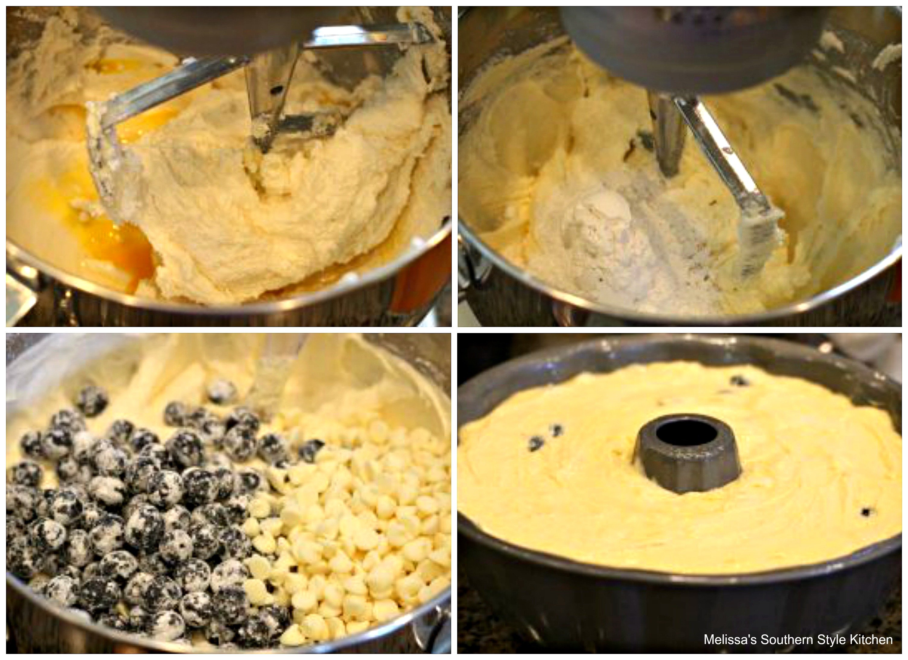 step-by-step images how to prepare pound cake