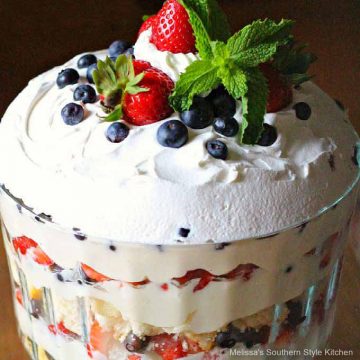 Berry Trifle with White Chocolate Cream recipe