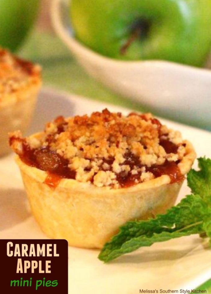 Caramel Apple Mini Pies