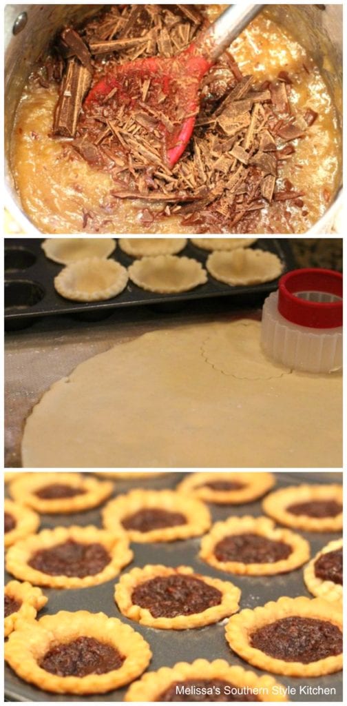 step-by-step images how to make mini tarts