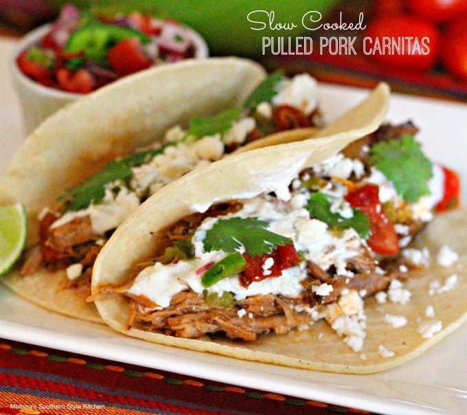 Slow Cooked Pulled Pork Carnitas