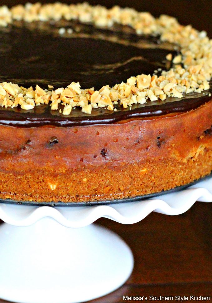 Baked Peanut Butter Cup Cheesecake 