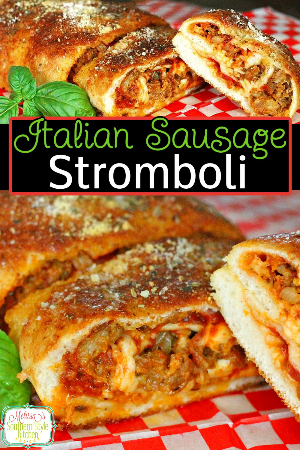 Easy family style Italian Sausage Stromboli. #stromboli #italiansausage #sausagestromboli #Italianfood #pizza #strombolirecipes #italiansausagerecipes #easystromboli via @melissasssk