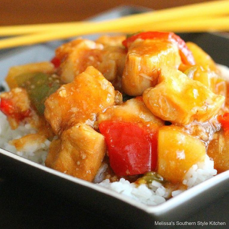 Slow Cooked Sweet and Sour Chicken