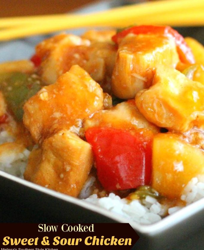 Slow Cooked Sweet And Sour Chicken