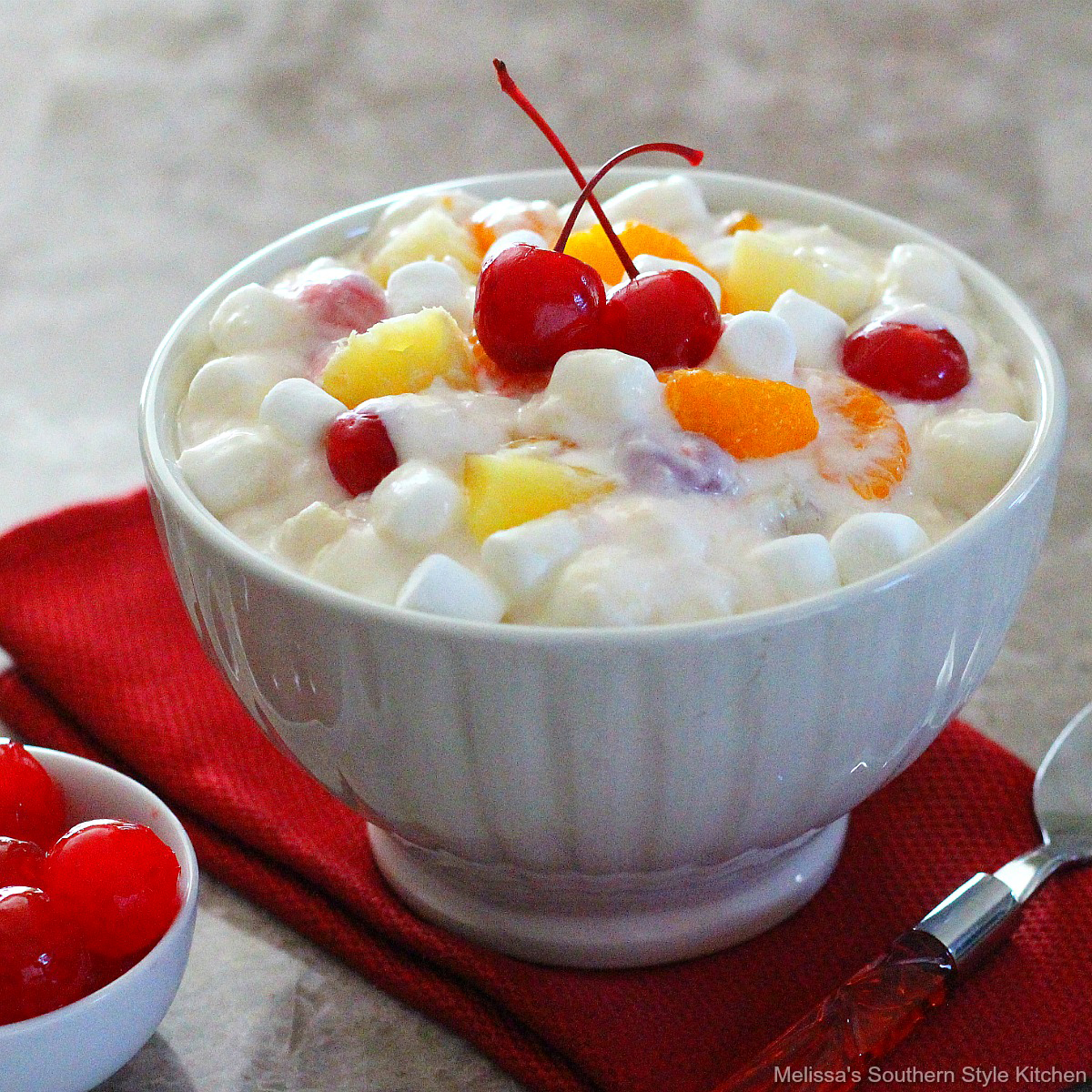 Easy Ambrosia Recipe - melissassouthernstylekitchen.com