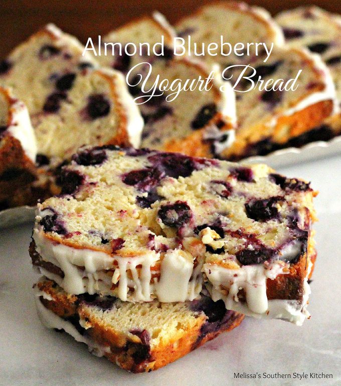 Almond blueberry Yogurt Bread